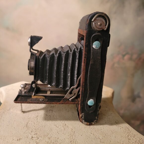 Kodak No. 2 Folding Autographic Brownie Camera Vintage For Display Non-working - Picture 5 of 12